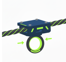 Stahlseilsysteme und Anschlageinrichtungen an Drahtseilführung