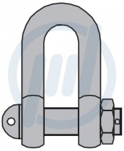 Schäkel ähnlich DIN 82101, verz., Form C