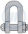 Schäkel ähnlich DIN 82101, verz., Form C